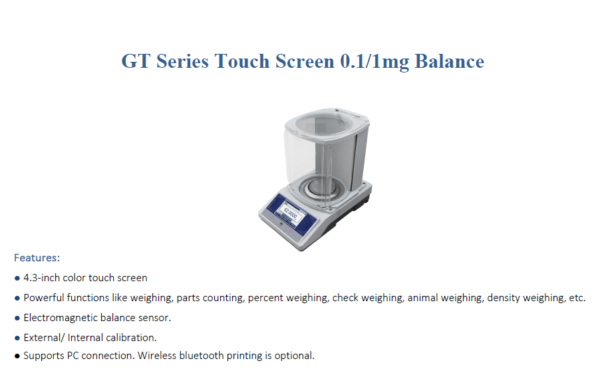 Yoke GT304 Touch Screen 0.1mg Balance