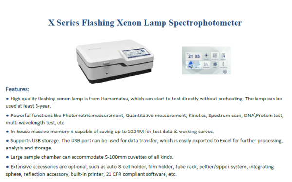 Yoke X9001 Flashing Xenon Lamp Spectrophotometer