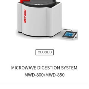 MWD-800/MWD-850 Microwave digestion system
